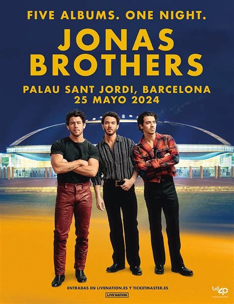 Jonas Brothers actuarán en el Palau Sant Jordi de Barcelona el 25 de