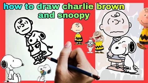 How To Draw Charlie Brown And Snoopy Drawing Rjuuc Edu Np