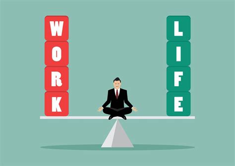 Work Life Balance Concept Vector Art At Vecteezy