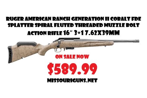 Ruger American Ranch Generation Ii Missouri Guns Ammo