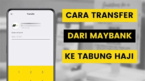 Cara Pindah Atau Transfer Duit Dari Akaun Maybank Ke Akaun Tabung Haji