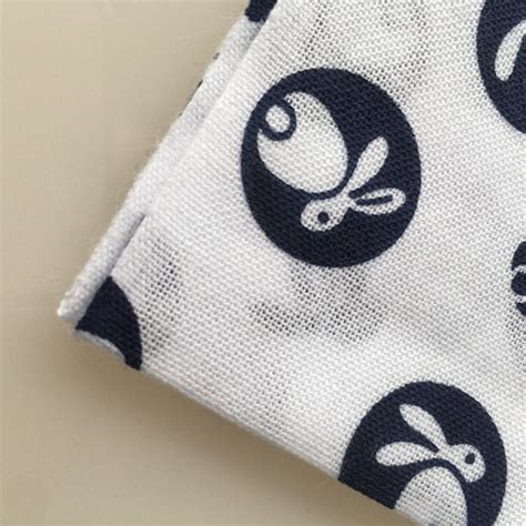 Japanese Tenugui Towel Fabric Uncut Japanese Traditional Pattern Moon