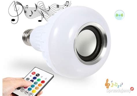 ŻARÓWKA LED E27 RGB Z GŁOŚNIKIEM BLUETOOTH PILOT Radom Sprzedajemy pl