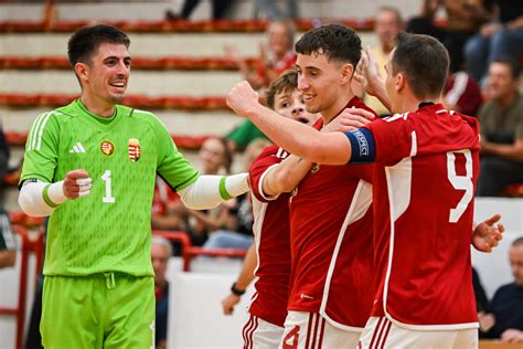 MLSZ válogatottak Futsal Eb selejtező Szlovénia Montenegró és