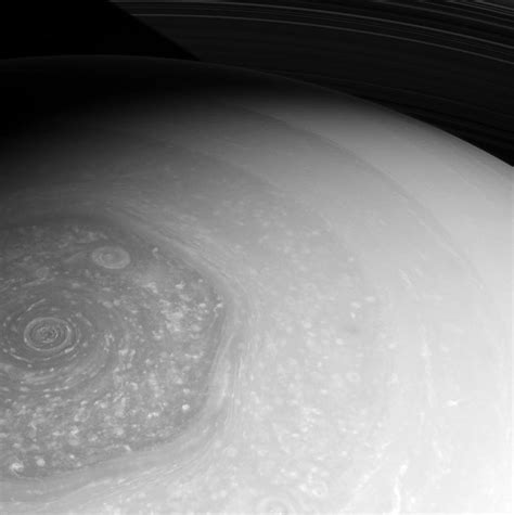 A New Look At Saturn S Northern Hexagon Universe Today