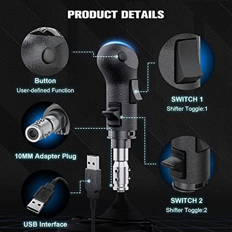 Usb Gearshift Knob From A Man Truck Ats Ets For Logitech G29 G27 G25