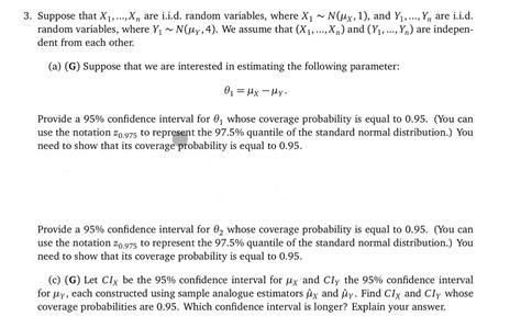 Solved Suppose That X1  Xn Are I I D Random Variables