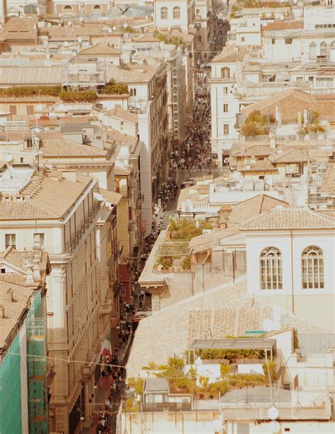 Aerial View of an Urban Area · Free Stock Photo