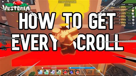 How To Get Every Scroll Vesteria Roblox YouTube