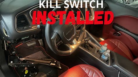 Installation Of A Kill Switch In My Hellcat Challenger Youtube