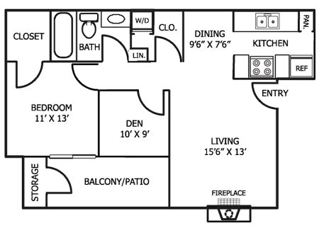 Floor Plans of Windridge in Dallas, TX