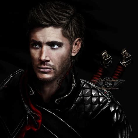 Jensen Ackles Digital Painting By Arasiriel Devianart Jensen Ackles Jensen Ackles