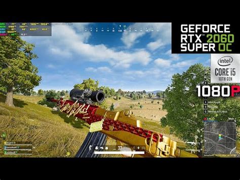 PUBG PC RANKED ERANGEL RTX 2060 SUPER I5 10400 MEDIUM TEXTURES