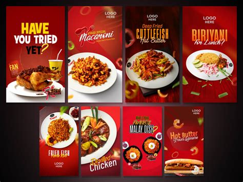 Creative Social Media Post Designs For Your Food Dishes Or Your