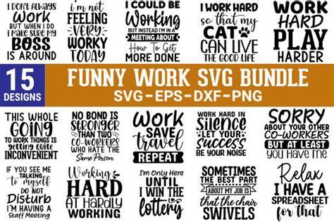 188 Work Humor Svg Bundle Designs And Graphics