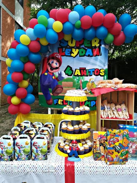 Mario Bros Decoracion de mario bros Fiesta de mario bros Piñata