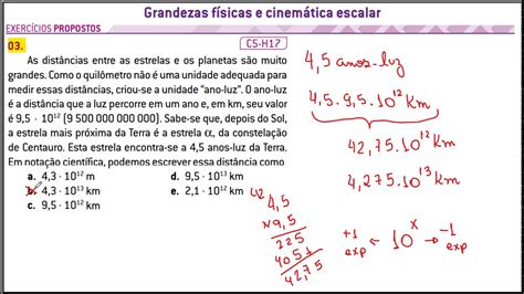 Exerc Cios Sobre Grandezas F Sicas Braincp