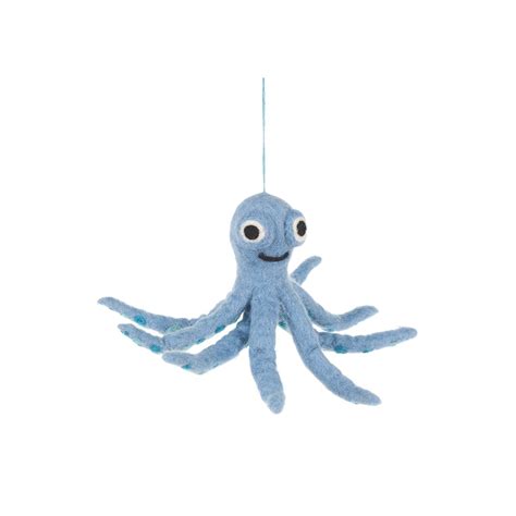 Felt Octopus Christmas Decoration | ZSL Shop