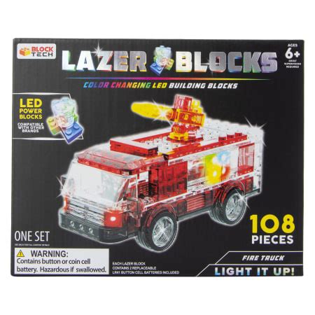 Block Tech Lazer Blocks Color Change LED Building Blocks Kit Five Below