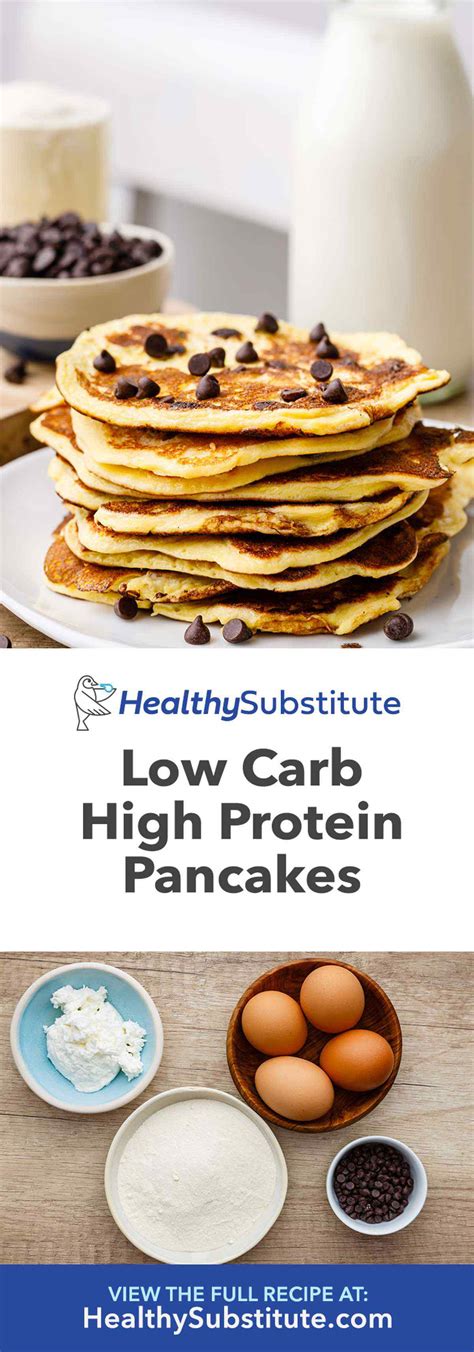 Quick Low Carb Protein Pancakes for An Easy High Protein Breakfast ...