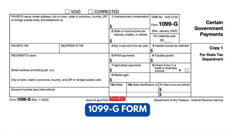 1099-G Form 2025