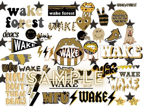 Wake Forest Collage - Etsy