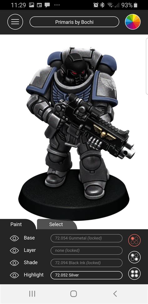 Homebrew Chapter Colors Rwarhammer40k