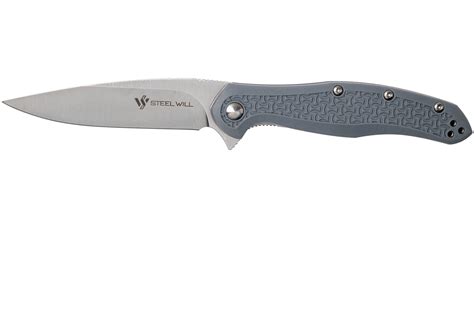 Steel Will Intrigue F45M-14 Grey FRN pocket knife | Advantageously ...