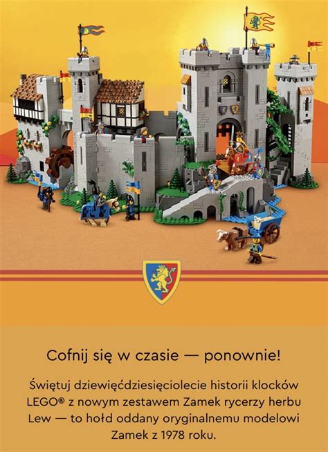 Lego Icons Zamek Rycerzy Herbu Lew Nowe Piast W Kup