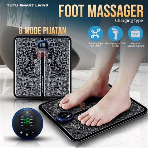 Jual Ems Foot Massager Alat Pijat Elektrik Alat Terapi Pijat Akupuntur