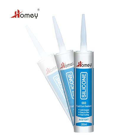 Homey Wholesale Mildew Resistance Glazing Ceramic Rtv Silicone Sealant