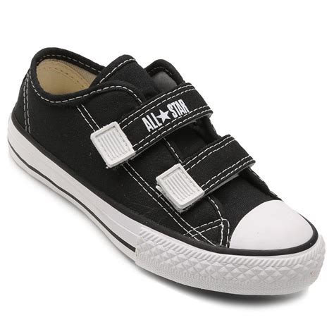 Tênis Infantil Converse All Star CT Border 2 Velcros Preto Netshoes