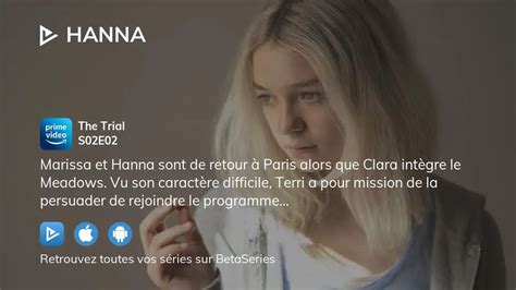 Où Regarder Hanna Saison 2 épisode 2 En Streaming Complet