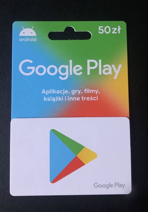 Karta podarunkowa Google Play Łódź Kup teraz na Allegro Lokalnie