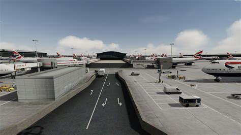 Mega Airport London Heathrow Professional Scenery For P3d By Aerosoft