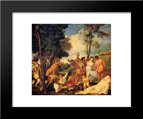 Bacchanal 20x24 Framed Art Print by Titian - Walmart.com