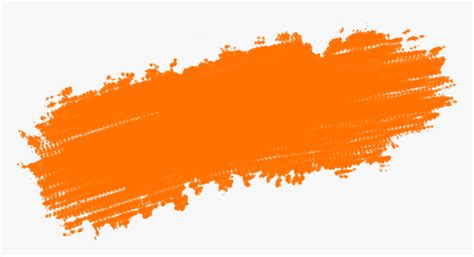 Orange Paint Brush Png, Transparent Png , Transparent Png Image - PNGitem