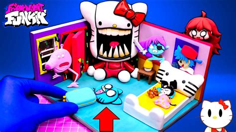 Fnf Making Corrupted Hell On Kittys Room Fnf Pibby Mod Horror Peppa Kuromi Friday Night