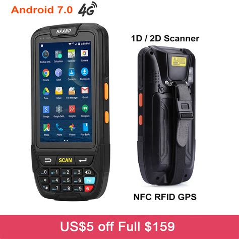 Android Pda D Barcode Zebra Scanner Rugged Wifi Gps G Push Button