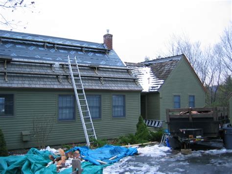 Winter Roofing Installation With No Worries Davinci Roofscapes