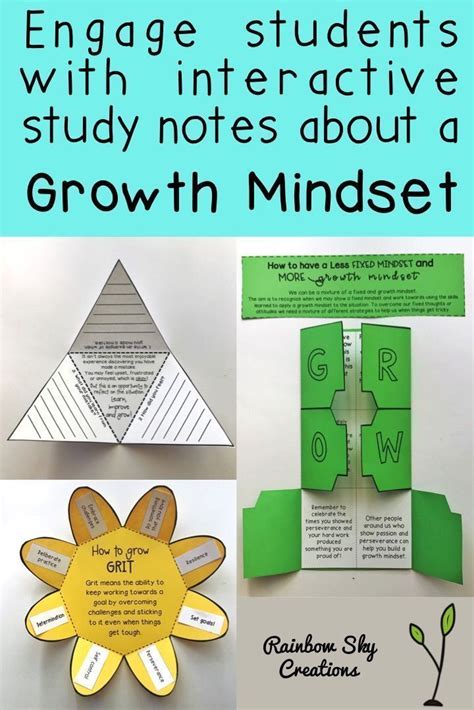 Growth Mindset Worksheet Free Printable