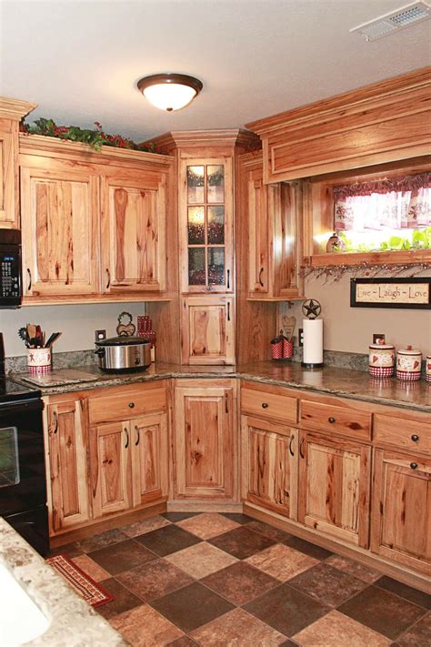 Rustic Hickory Kitchen Cabinets A Timeless Design Statement Home Cabinets