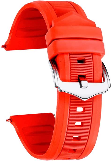 Binlun Silicone Watch Bands Mm Mm Sizes Durable Replacement Rubber