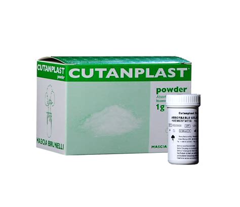 Cutanplast Sterile Re Absorbable Haemostatic Gelatin Mascia Brunelli