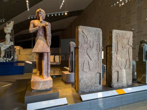 191024 Giza Egypt Largest Archaeological Exhibition In Gem Grand