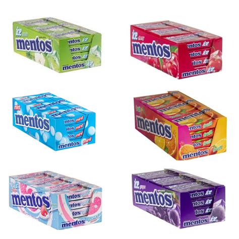 BALA MENTOS SLIM BOX ICE VARIOS SABORES 12 UNIDADES Shopee Brasil