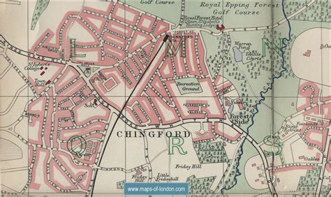 Map Of Chingford London