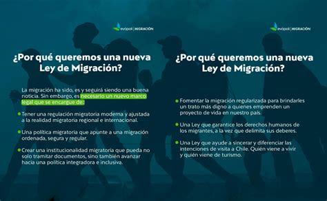 ¿por QuÉ Queremos Una Nueva Ley De MigraciÓn Evópoli