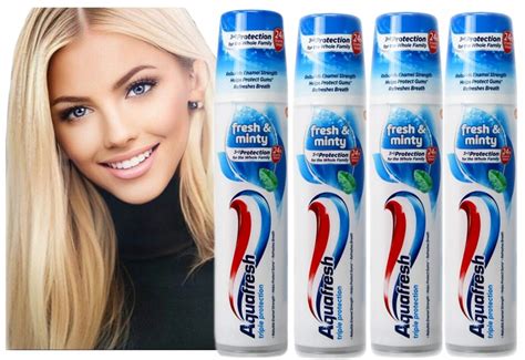 Aquafresh pasta do zębów z dozownikiem w TUBIE NA PRÓCHNICE KAMIEŃ