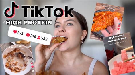 Virale Tiktok High Protein Rezepte Youtube